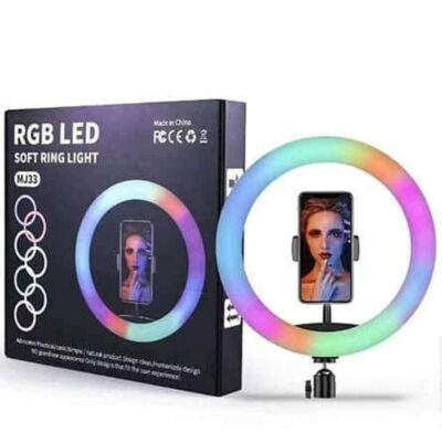 SOFT RING LIGHT MJ-33 RGB LED