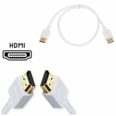 CABLE HDMI 0.6M BLANC