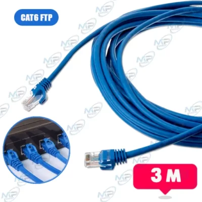 CABLE RESEAUX 3M CAT6 FTP BLEU