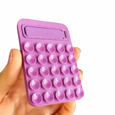 support pour téléphone avec ventouses en silicone