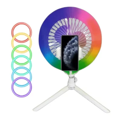 Ring Light LED avec Ventilateur