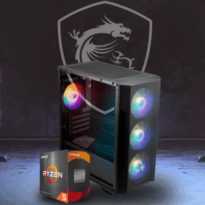 Unité Gaming MSI RGB – AMD Ryzen 5