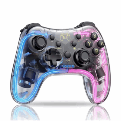 Spirit of Gamer Pulse sans fil – Manette transparente rétroéclairée