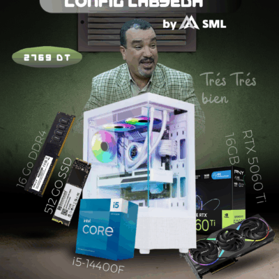 CONFIG LABYEDH : RTX 5060 Ti | RAM 16 GO | i5-14400F | SSD 512 GO