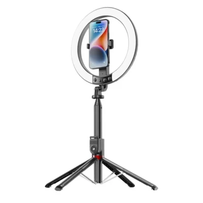 P220-Q Perche à Selfie avec Anneau Lumineux