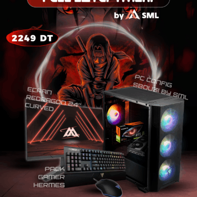 FULL SETUP ITACHI – RTX 3050, i5-12400F, Écran Curved & Pack Hermes