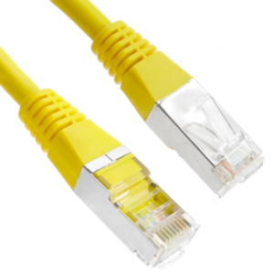 CABLE RESEAUX 2M CAT6 FTP JAUNE