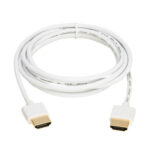 CABLE HDMI 0.6M BLANC